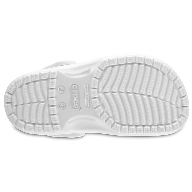 Crocs Kids' Classic Clog Synthetic White Clogs