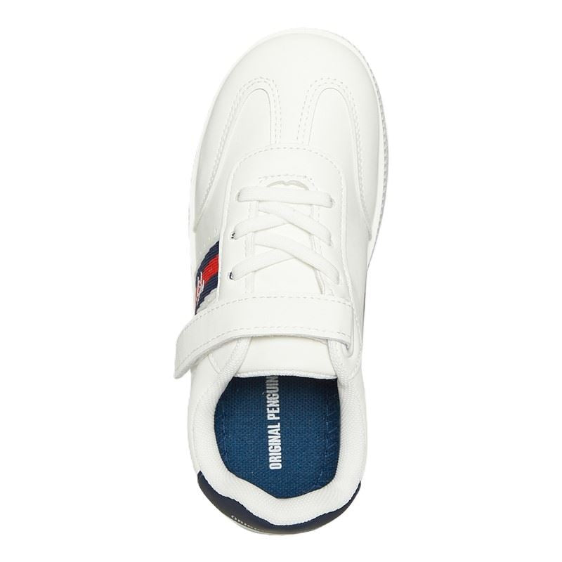 Penguin Junior Soop White Trainers