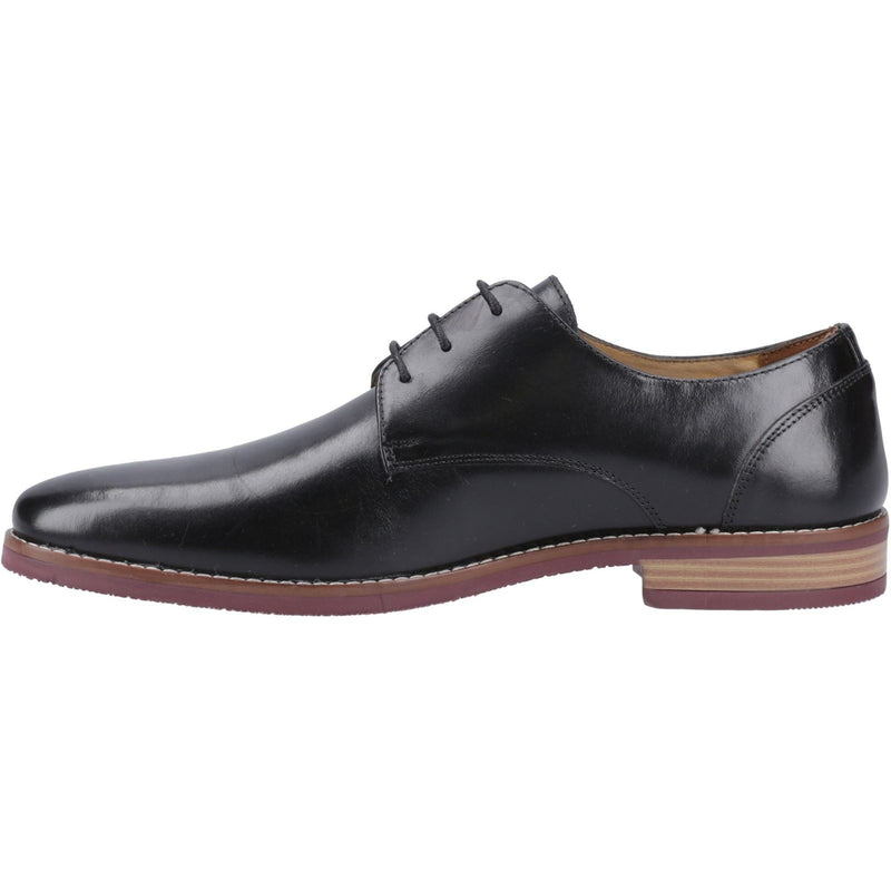 Hush Puppies Mike Leather Men's Black Lace-Up Shoes