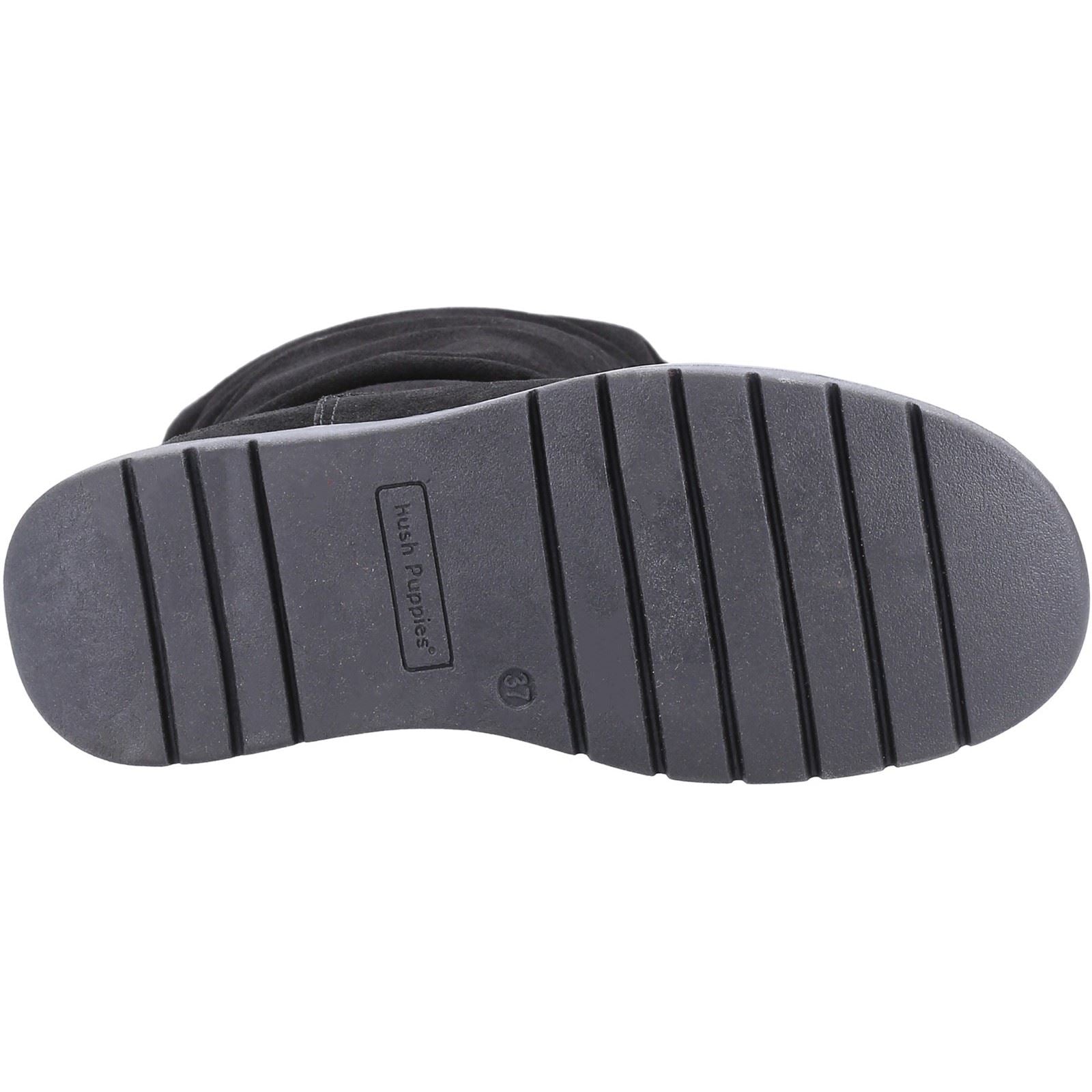 Hush Puppies Lucinda Suede Women's Black Boots