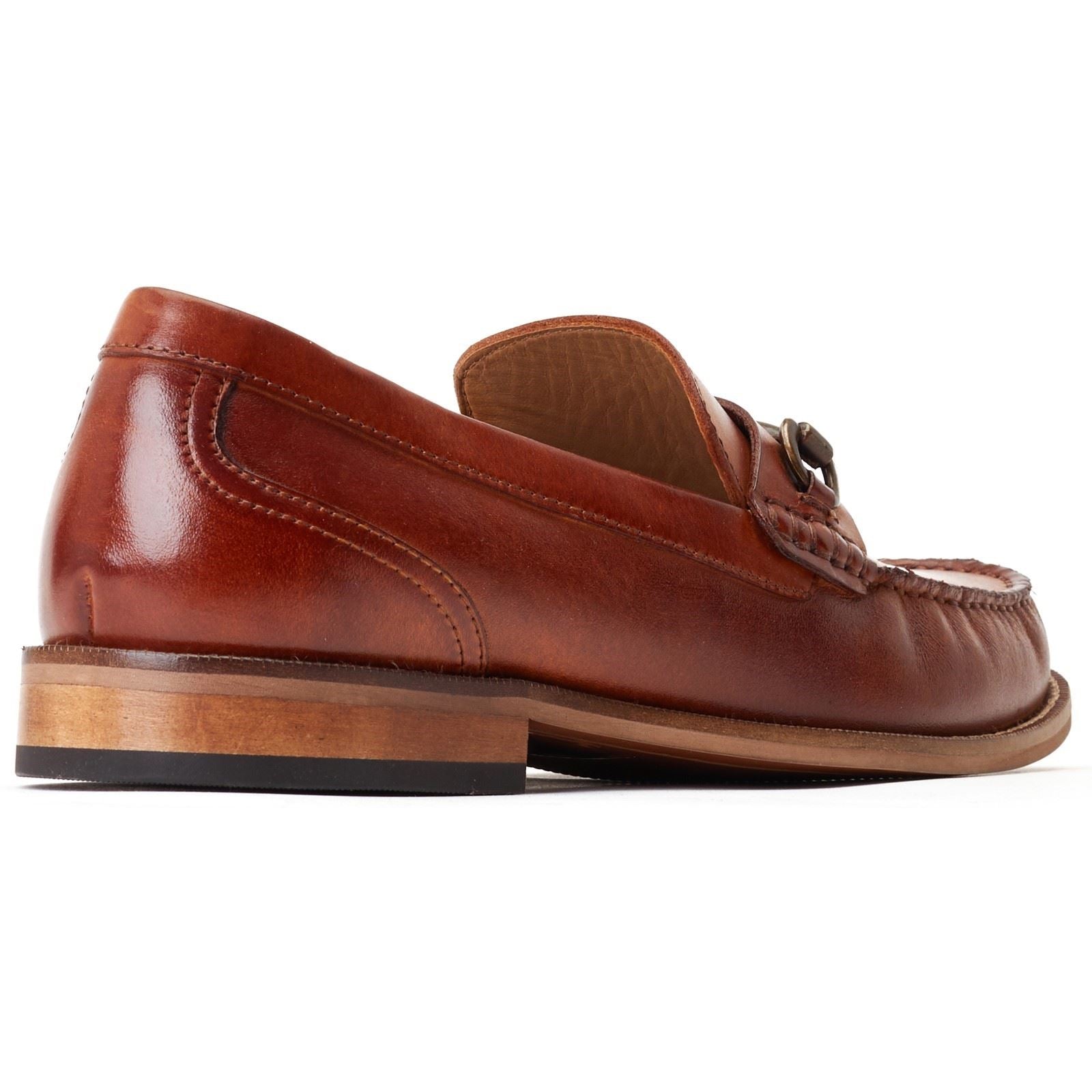 Base London Madison Leather Men's Burnt Tan Loafers