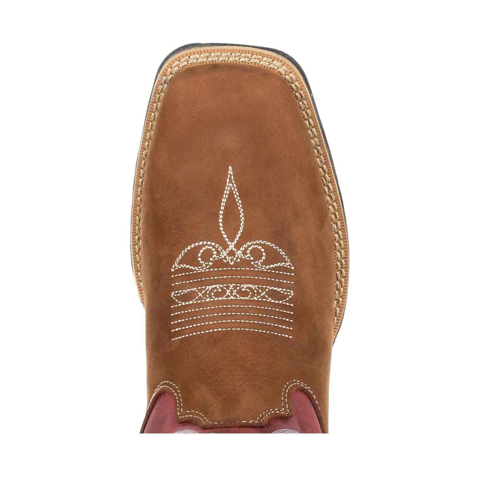 Durango Lady Rebel Leather Women's Briar Brown/Rusty Red Boots