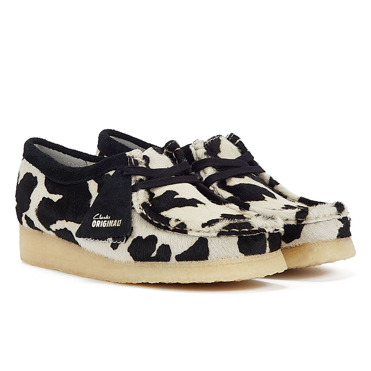 Clarks Originals Wallabee Women's Cow Print Shoes