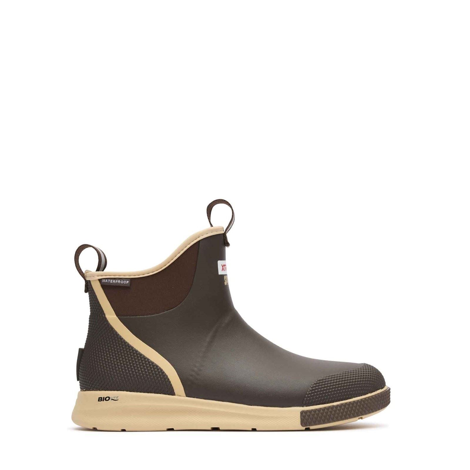Xtratuf Ankle Deck Boot Sport EVA Men's Chocolate/Tan Wellington Boots