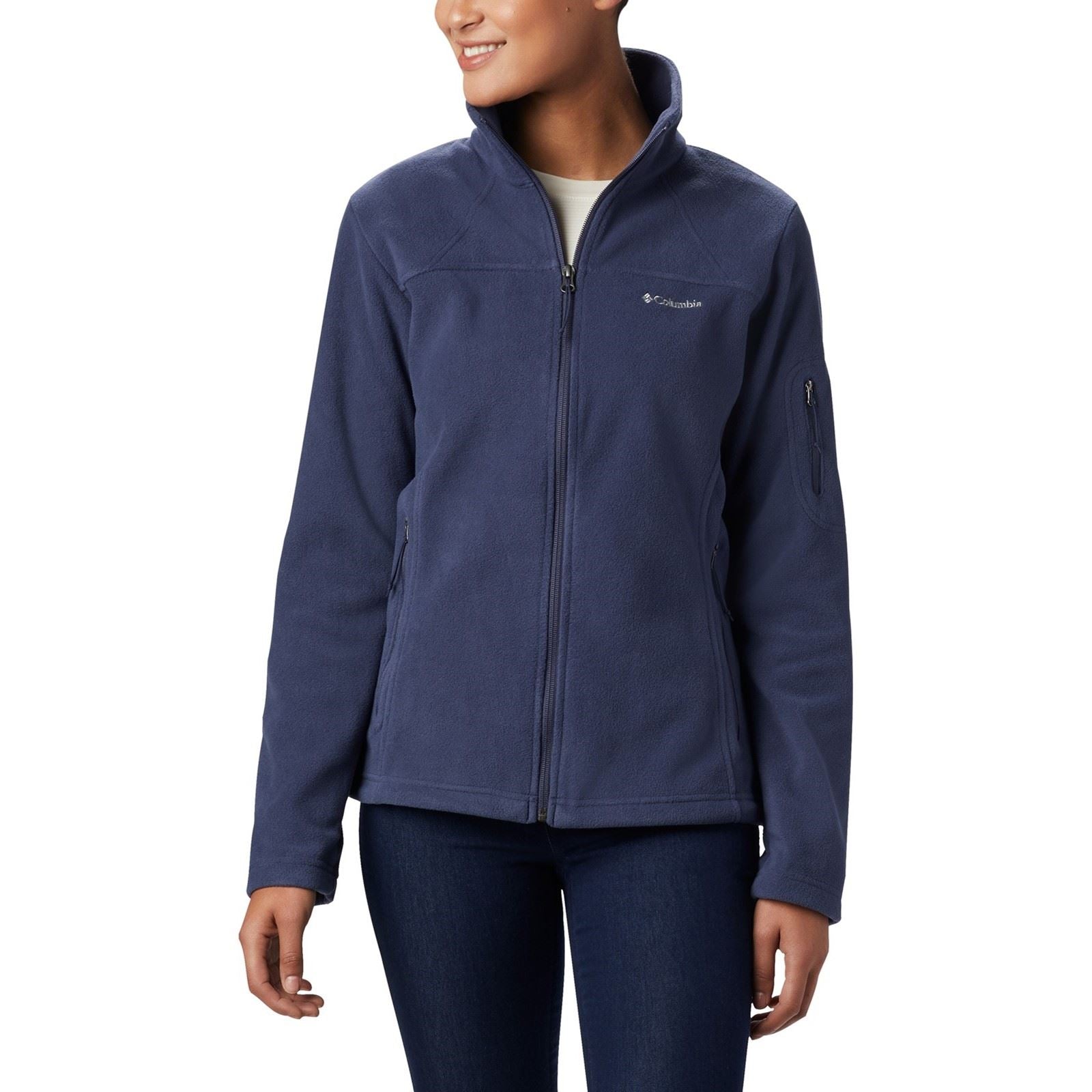 Columbia Fast Trek II Jacket Women's Purple Fleece Jackets