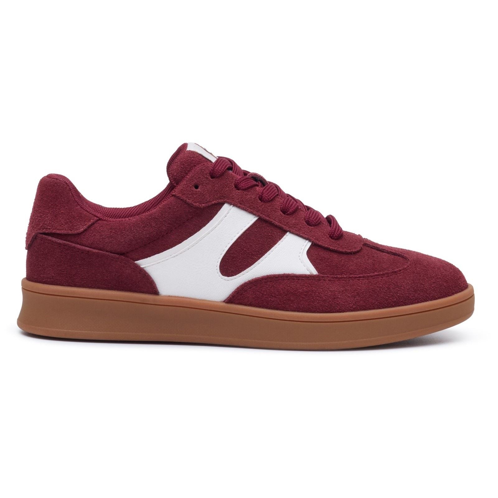 Hush Puppies Maura Suede Women's Bordeaux Trainers