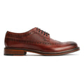 Ben Sherman Archie Brogue Leather Men's Burgundy Lace-Up Shoes