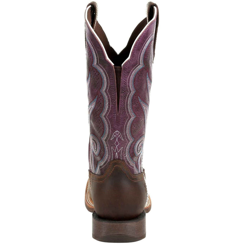Durango Lady Rebel Pro Leather Women's Oilded Brown/Plum Boots