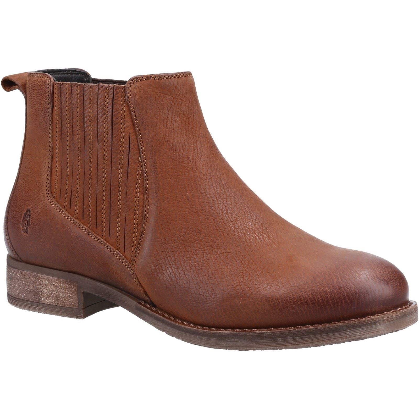 Hush Puppies Edith Leather Women's Tan Boots
