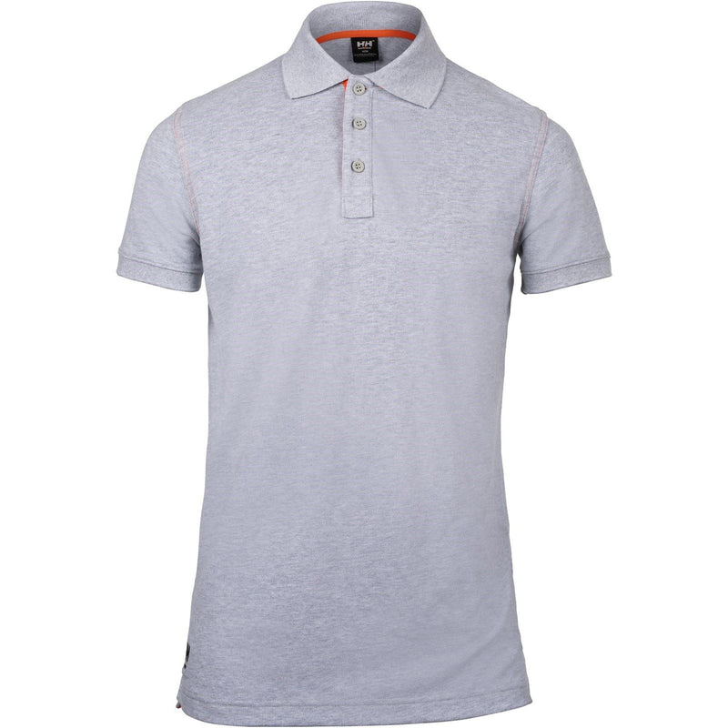 Helly Hansen Workwear Oxford Cotton Men's Grey Polo Shirt