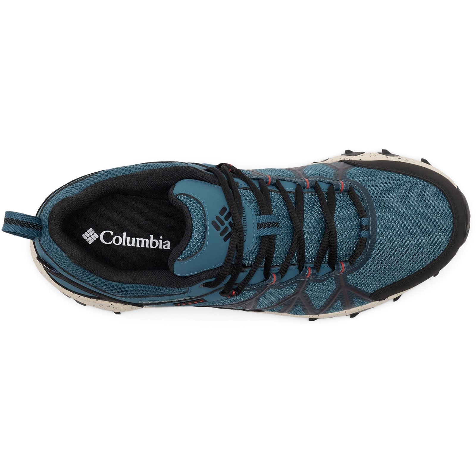 Columbia Peakfreak II Outdry Polyester Men's Everblue/Super Sonic Hiking Shoes
