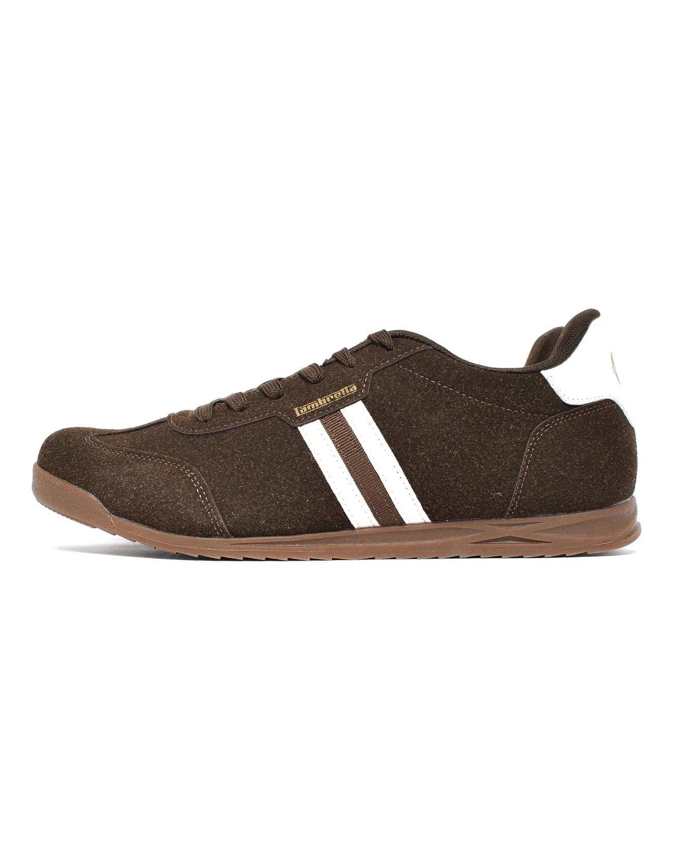 Lambretta Tackle Men's Chocolate Trainers