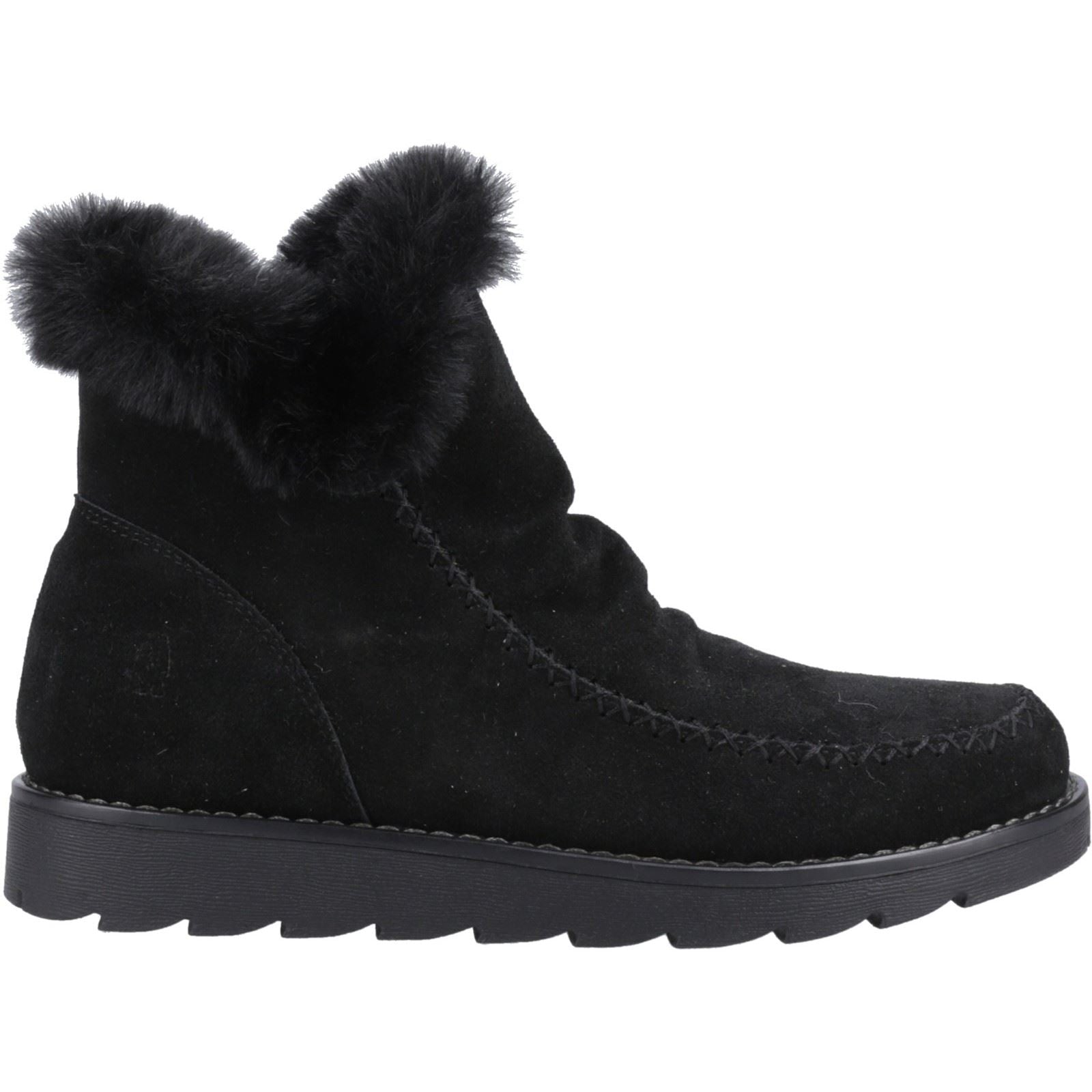 Hush Puppies Moira Suede Women's Black Boots