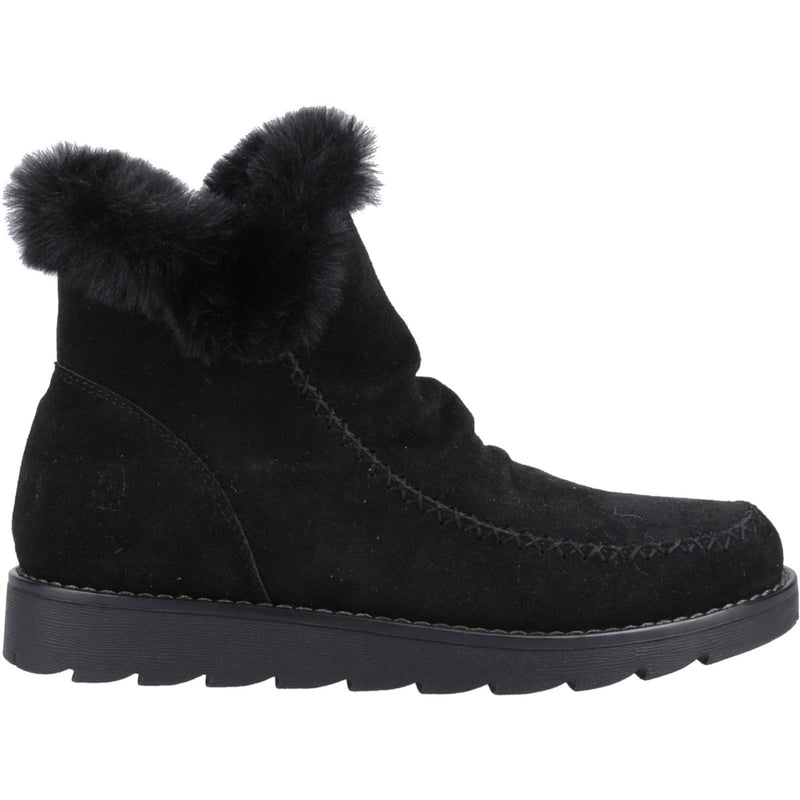 Hush Puppies Moira Suede Women's Black Boots