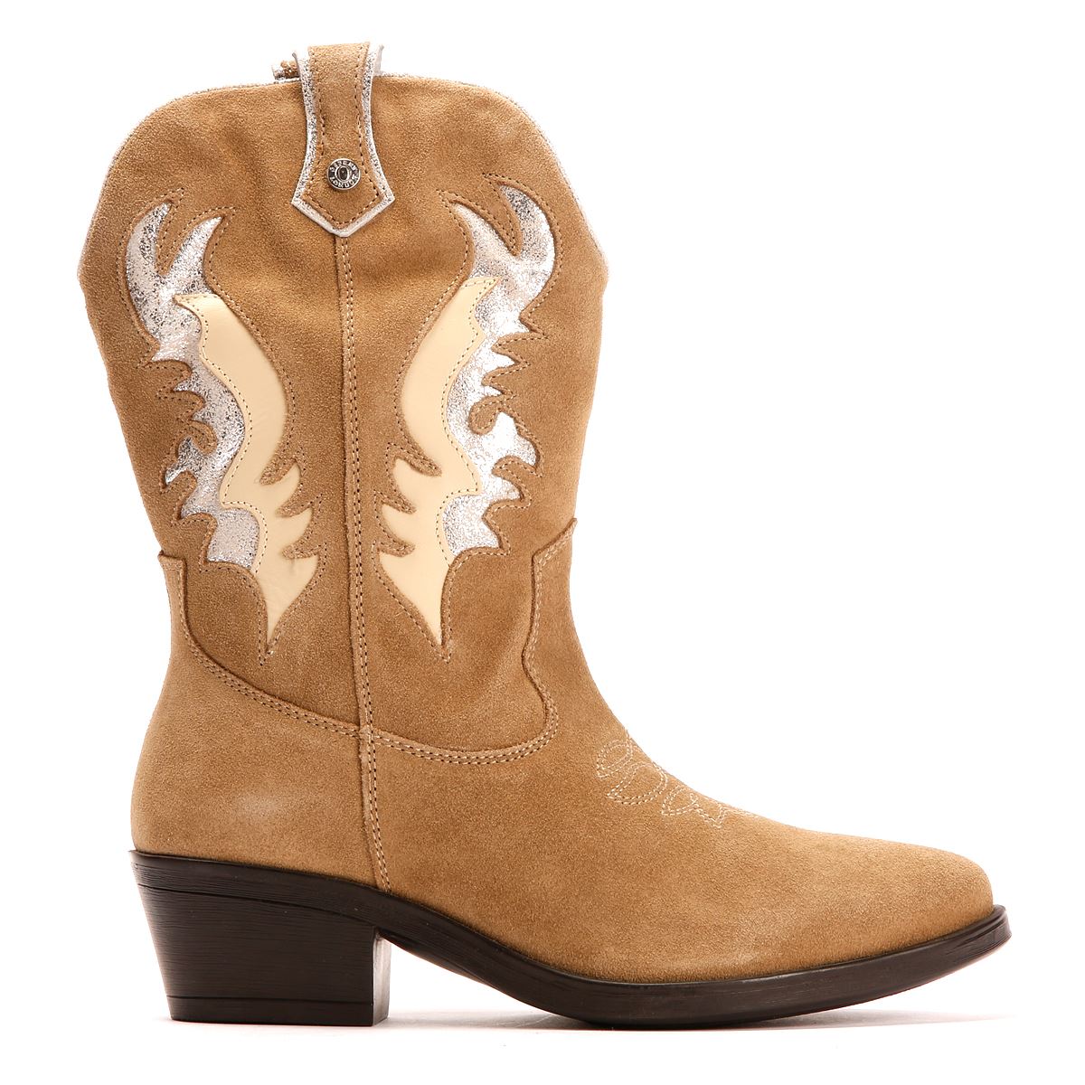 Osprey London The Louisville Leather/Suede Women's Mushroom Boots