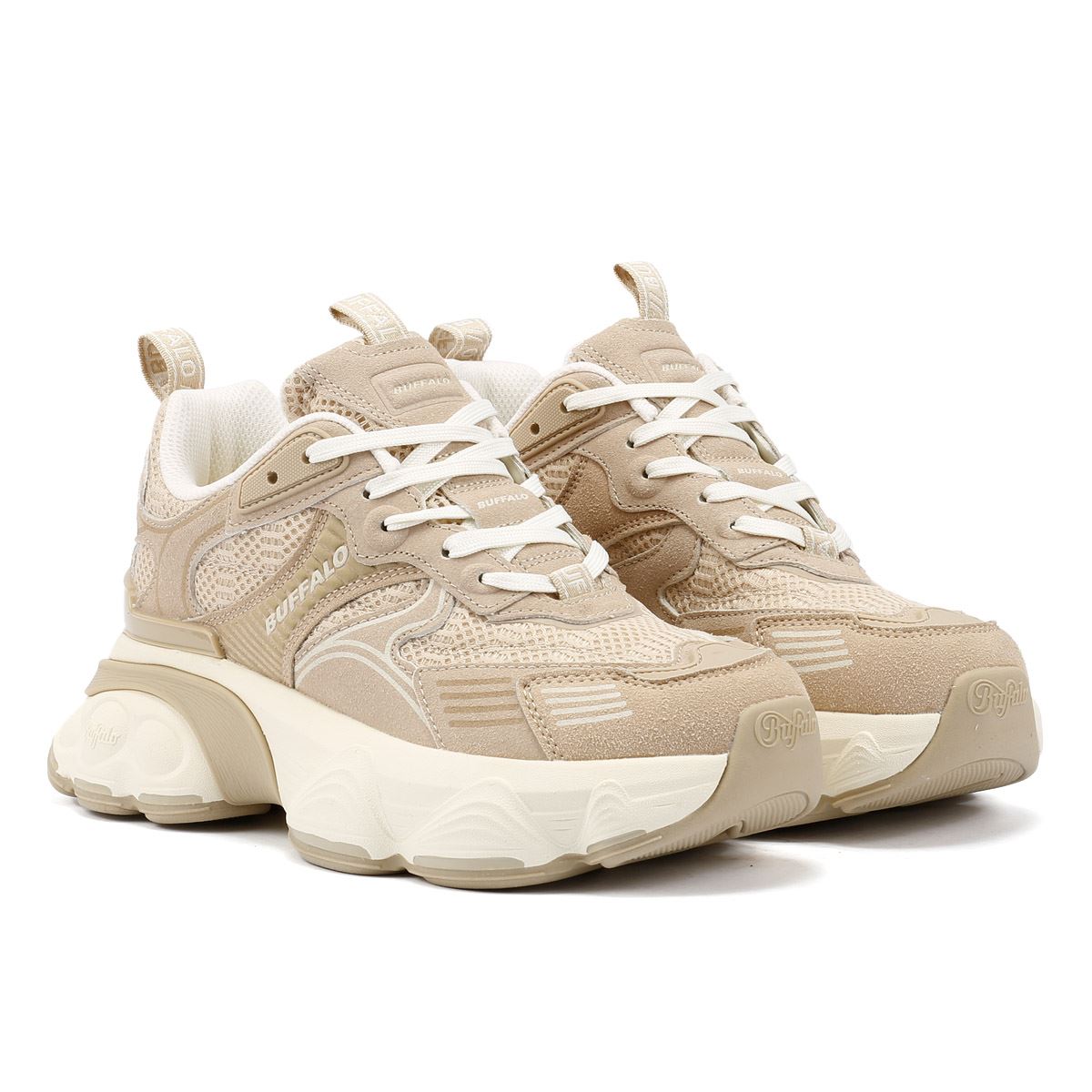 Buffalo Truck Women's Cream/Beige Trainers