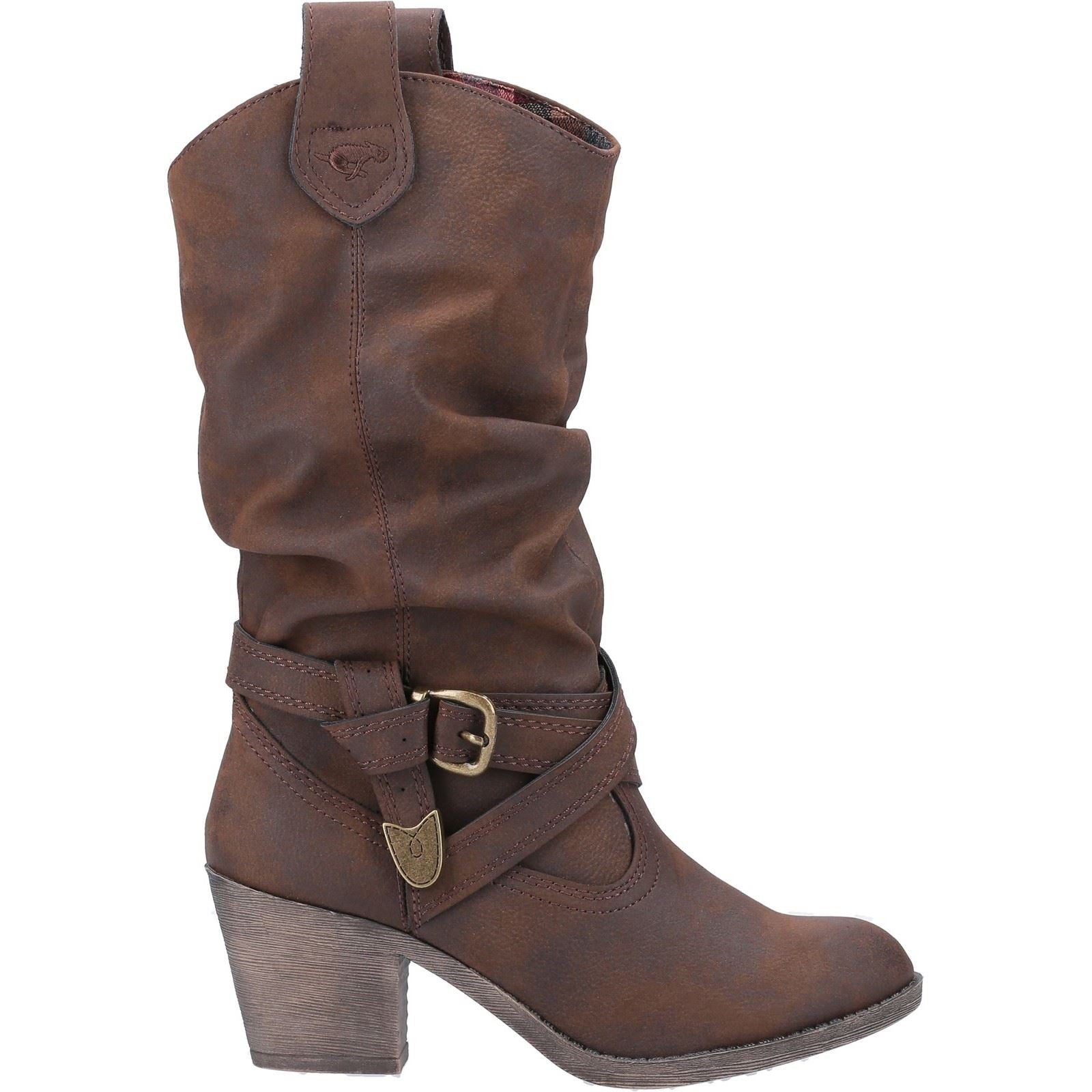 Rocket Dog Sidestep Synthetic Women's Brown Boots