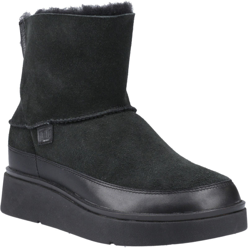 Fitflop Gen-FF Mini Double-Faced Leather Women's All Black Boots