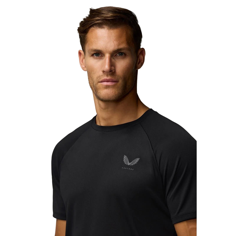 Castore Adapt Training T-Shirt Polyester Men's Black Activewear T-Shirts