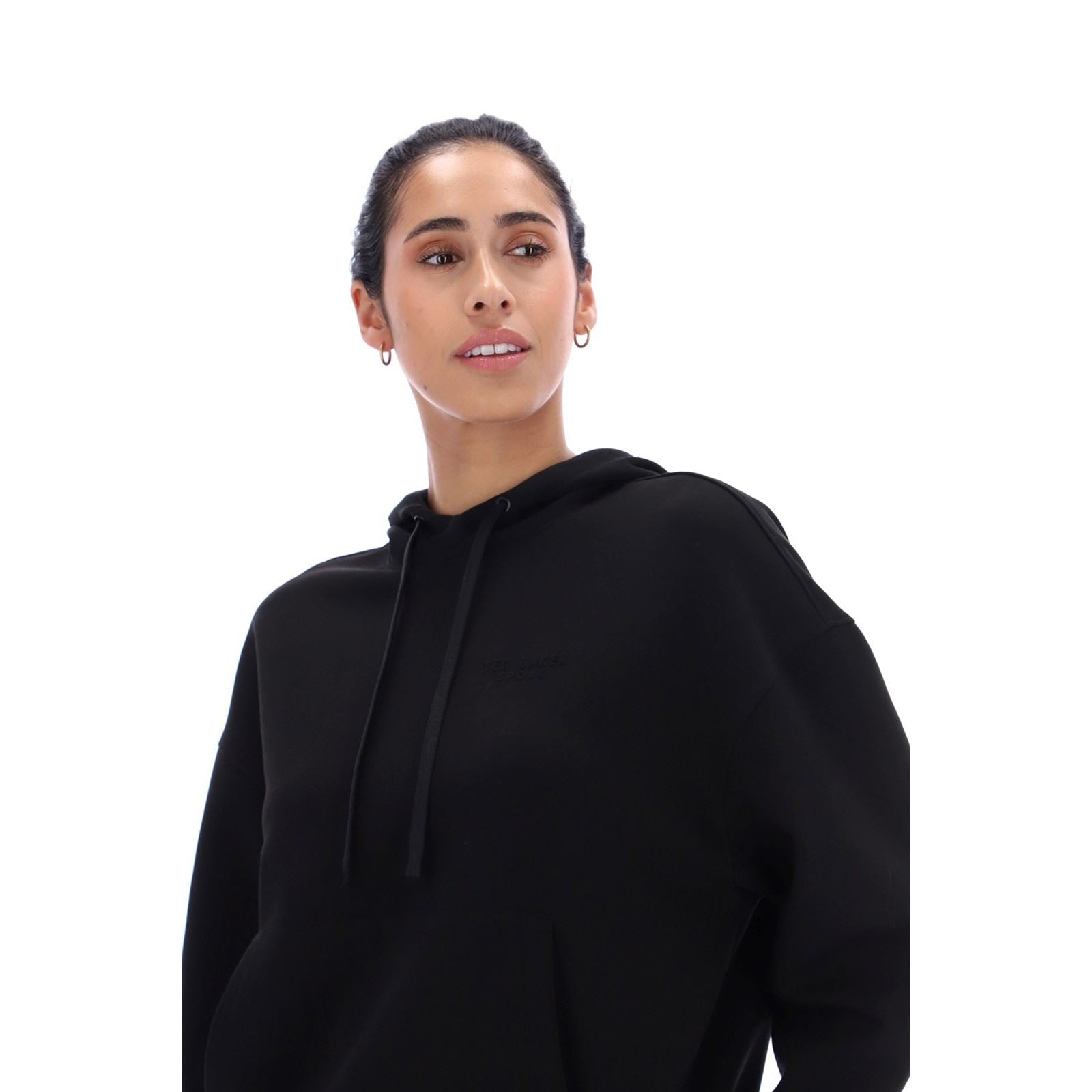 Ted Baker HEIDI TBWHSS2632 Polyester Women's Black Hooded Sweatshirt