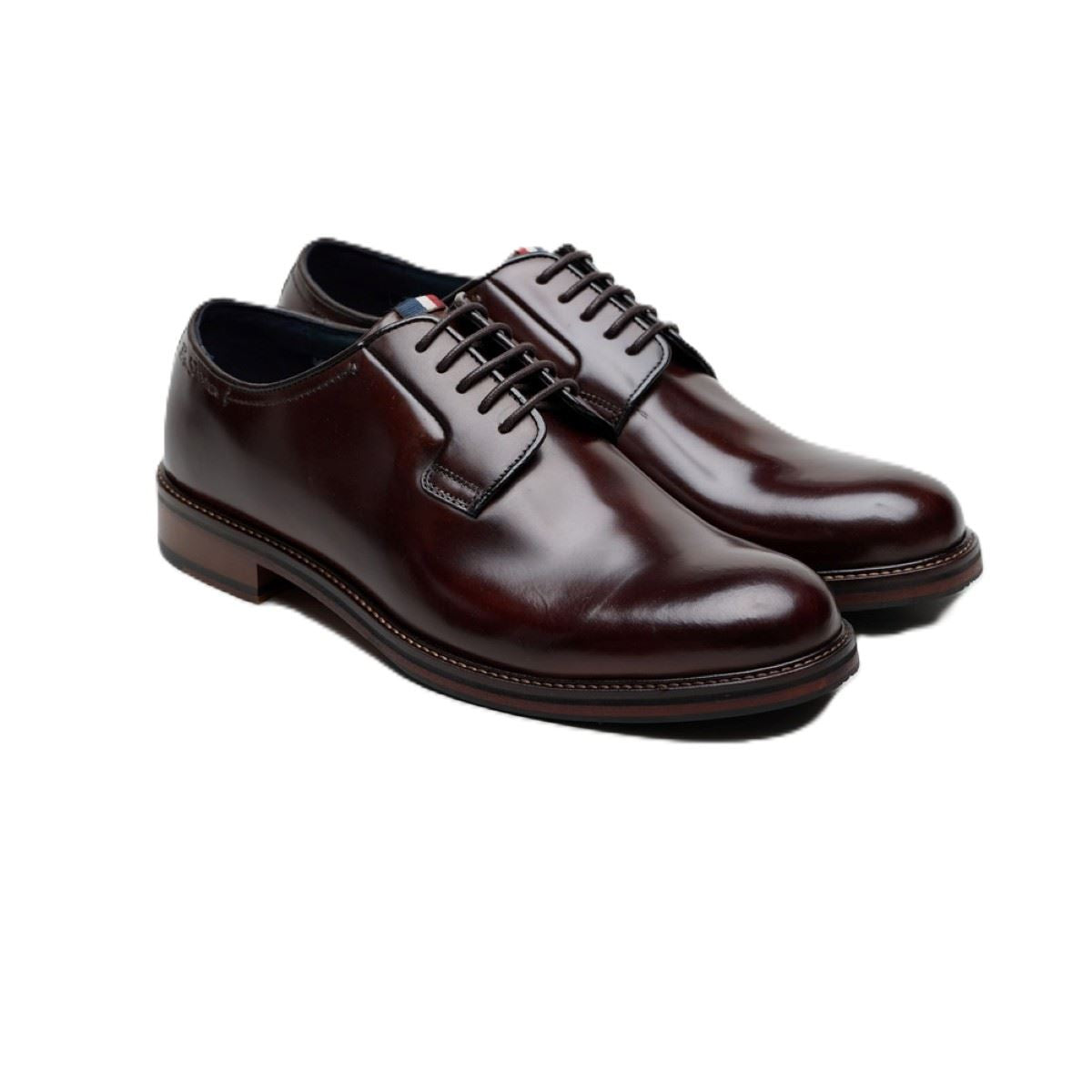 Ben Sherman Hoxton Brush Off Leather Men's Brown Lace-Up Shoes