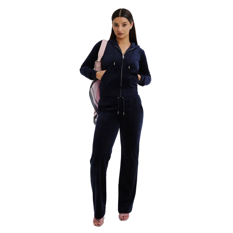 Juicy Couture Del Ray Polyester Women's Blue Joggers