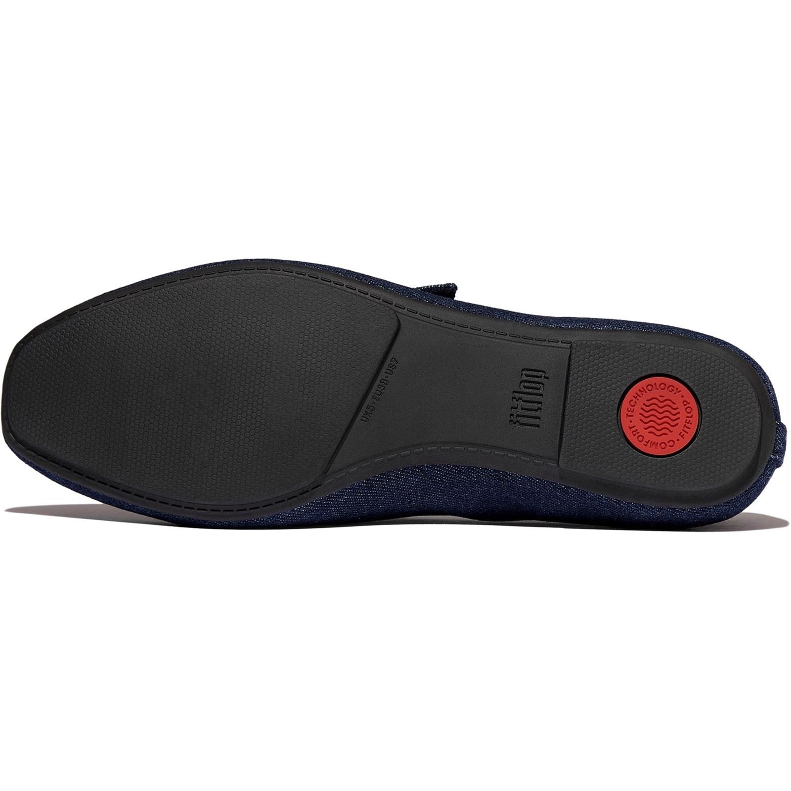 Fitflop Delicato Polyester Women's Dark Denim Shoes