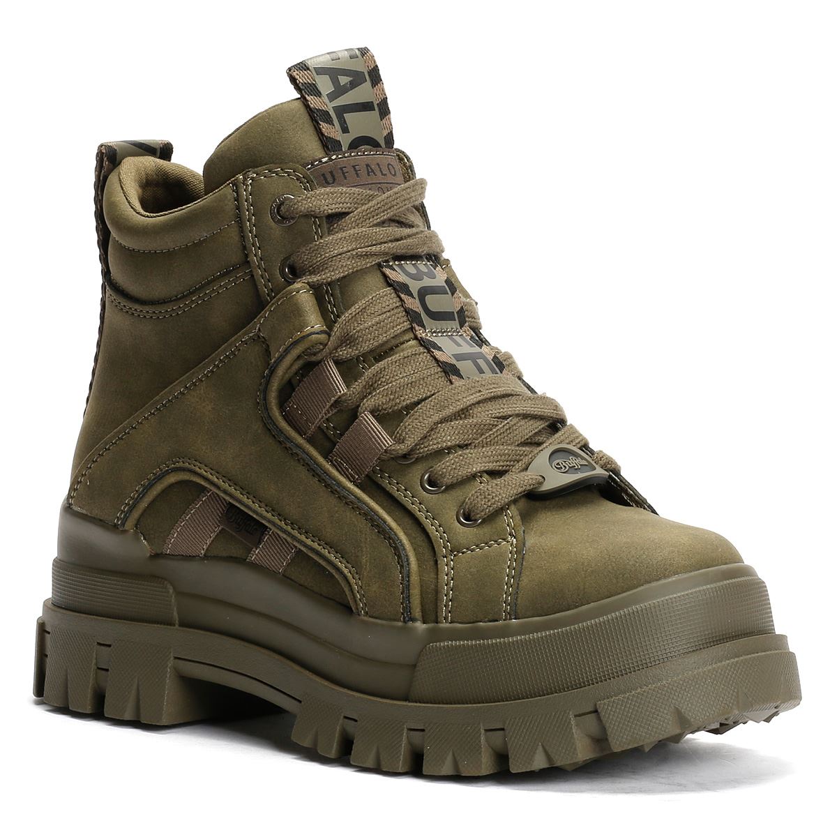 Buffalo Aspha NC Mid Women's Khaki Boots