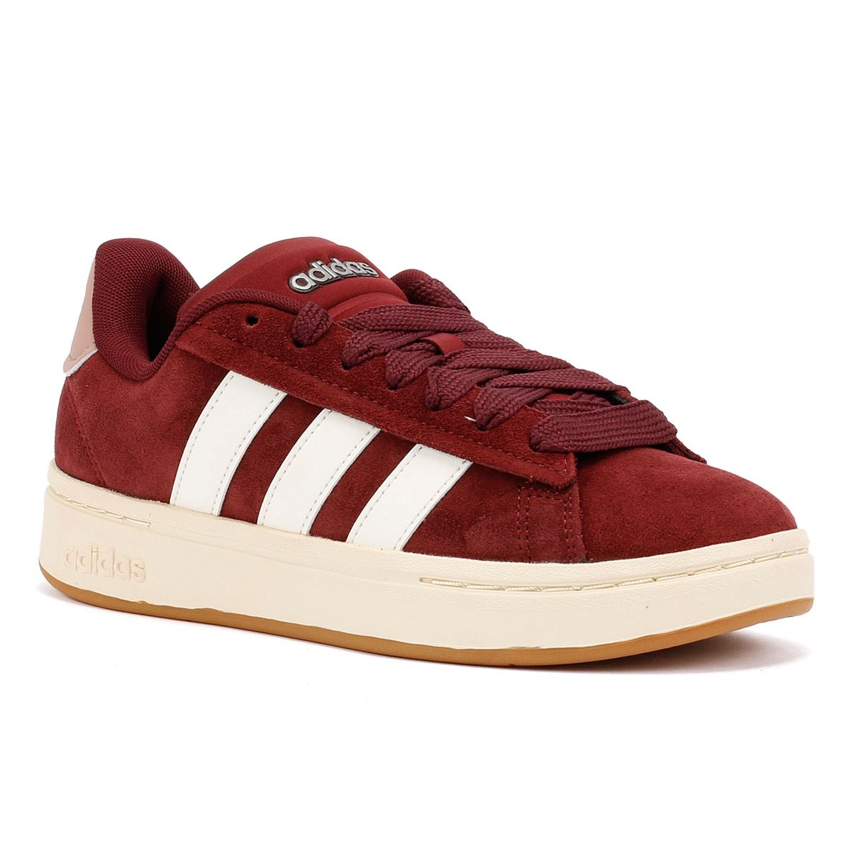 Adidas Grand Court Alpha 00s Women's Burgundy/White Trainers