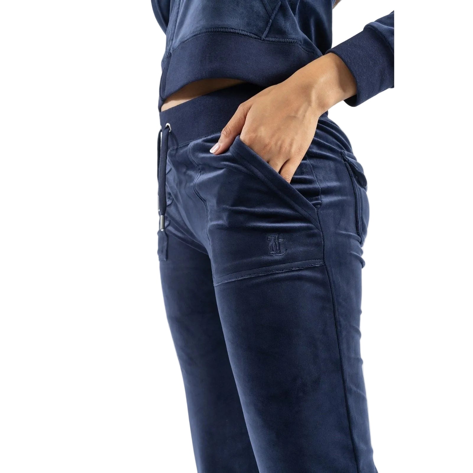 Juicy Couture Del Ray Polyester Women's Blue Joggers