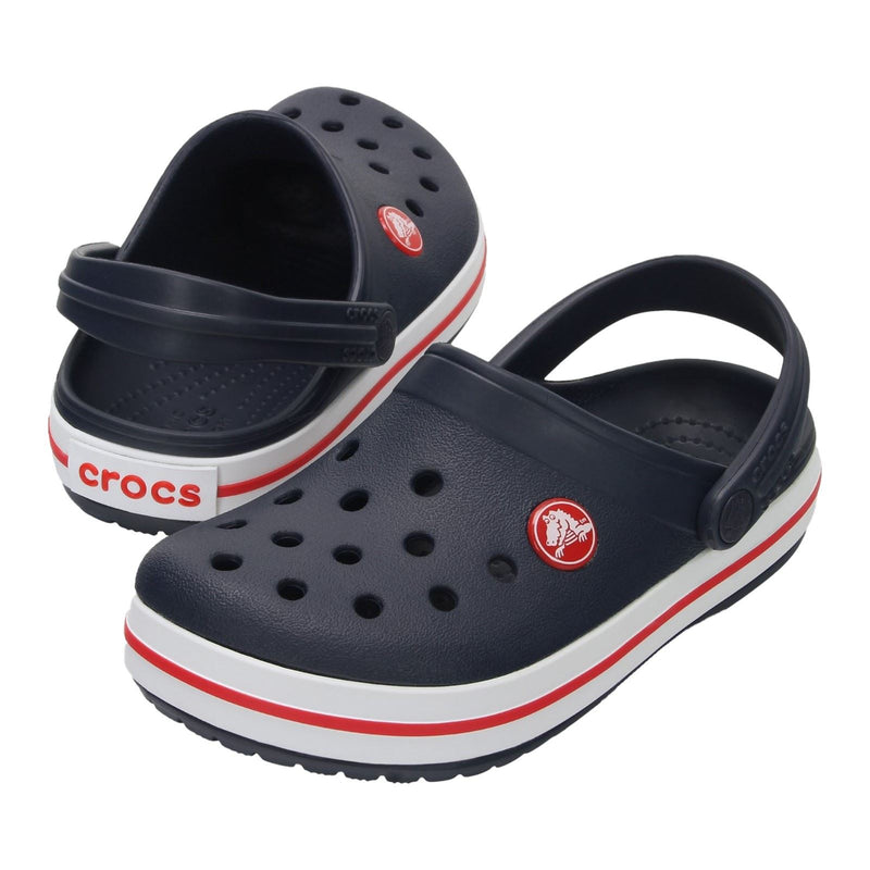 Crocs Crocband Synthetic Navy / Red Clogs