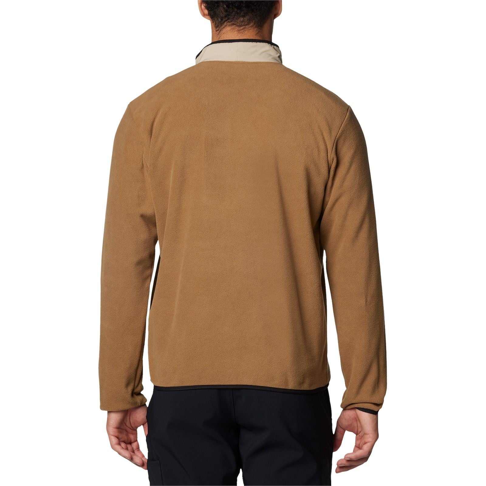 Columbia Sequoia Grove Half Zip Fleece Polyester Men's Brown Zip Neck Pullovers