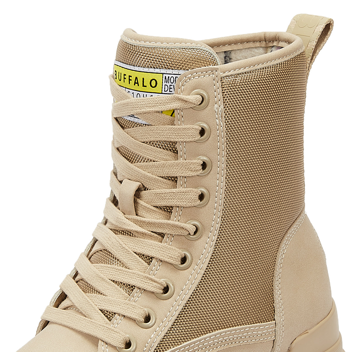 Buffalo Aspha Com2 Womens Cream Boots