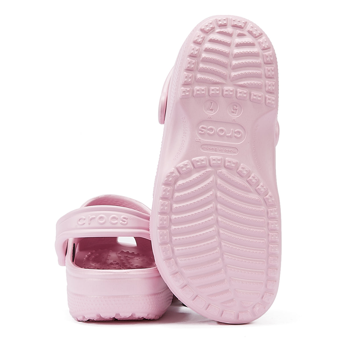 Crocs Classic Womens Ballerina Pink Clogs