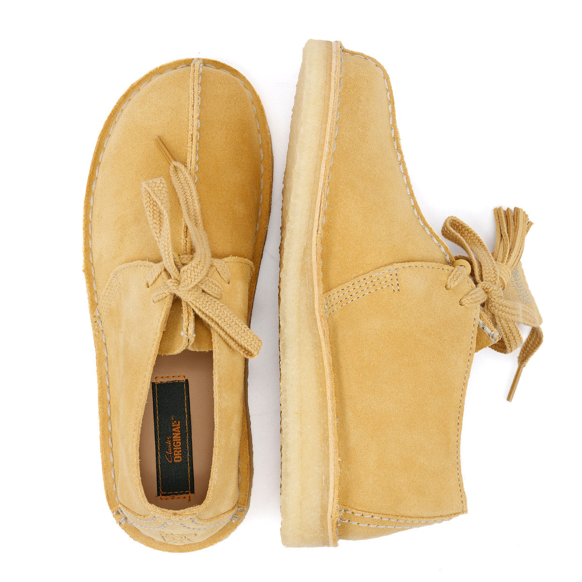 Clarks Originals Desert Trek Suede Women's Golden Tan Shoes