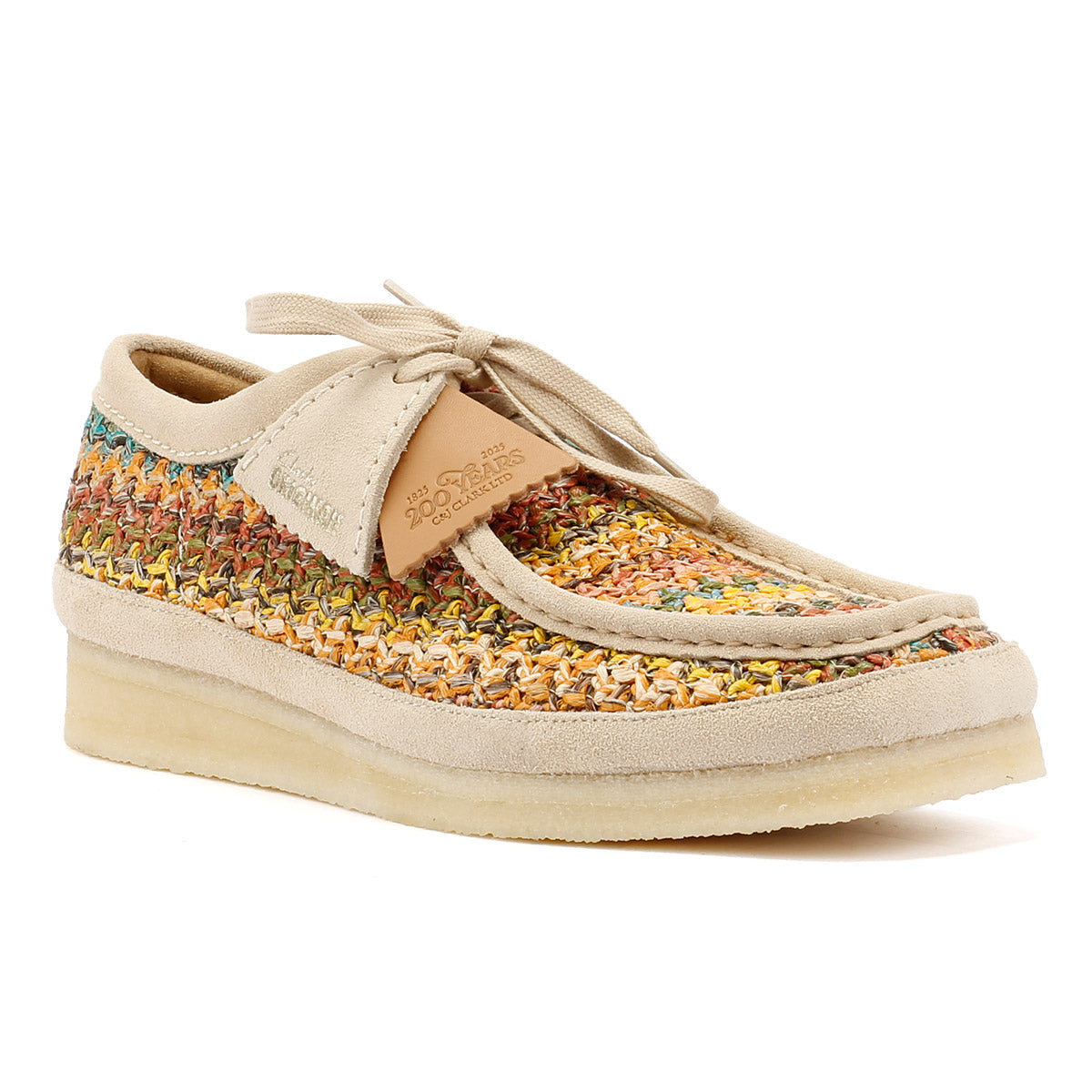 Clarks Originals Wallabee Raffia Men's Multicolour Shoes