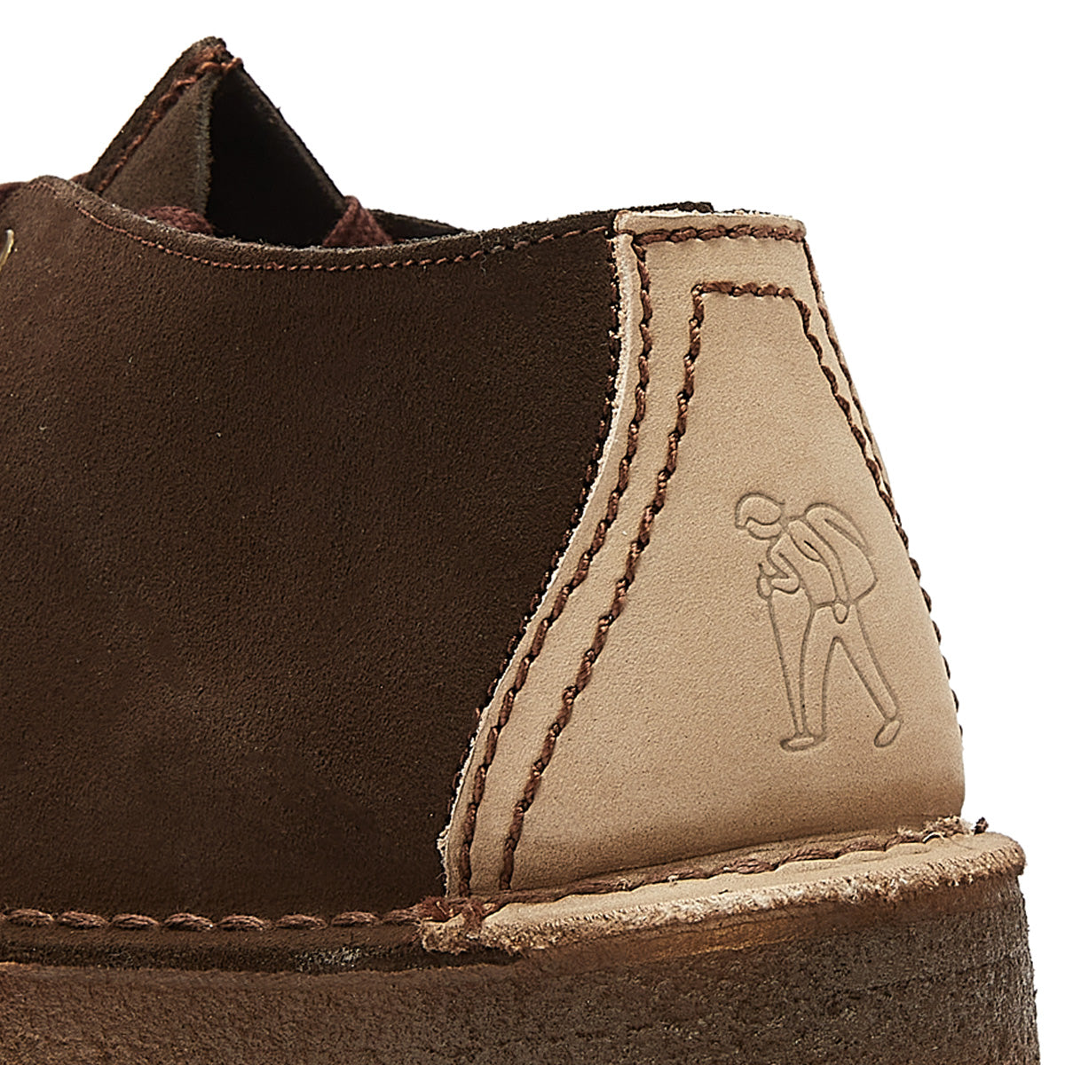 Clarks Originals Desert Trek Suede Mens Dark Brown Shoes