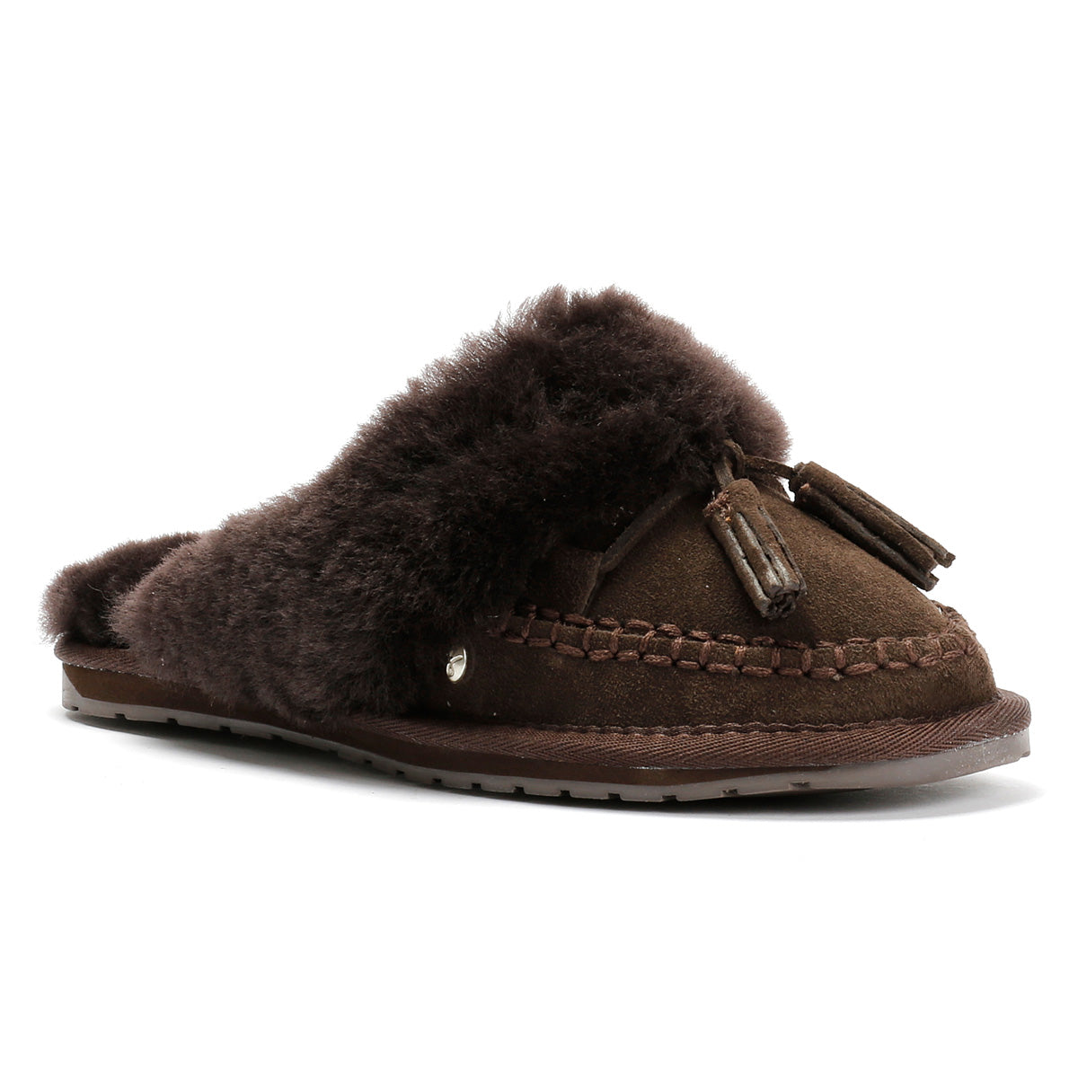 Emu Australia Tahnee Suede Women's Chocolate Slippers