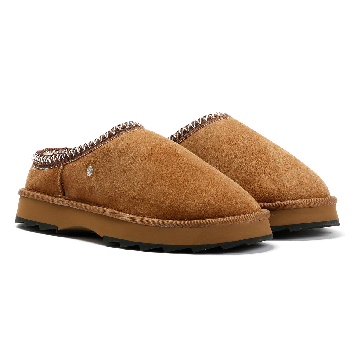 Emu Australia Sharky Scuff Suede Women's Chestnut Slippers