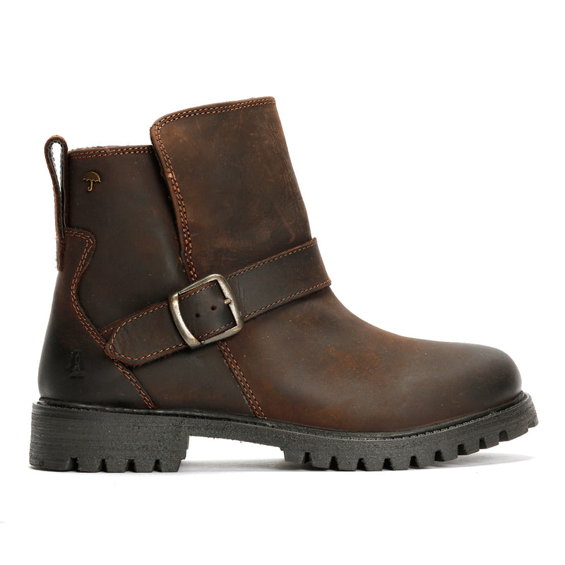 Hush Puppies Wakely Leather Women's Brown Boots