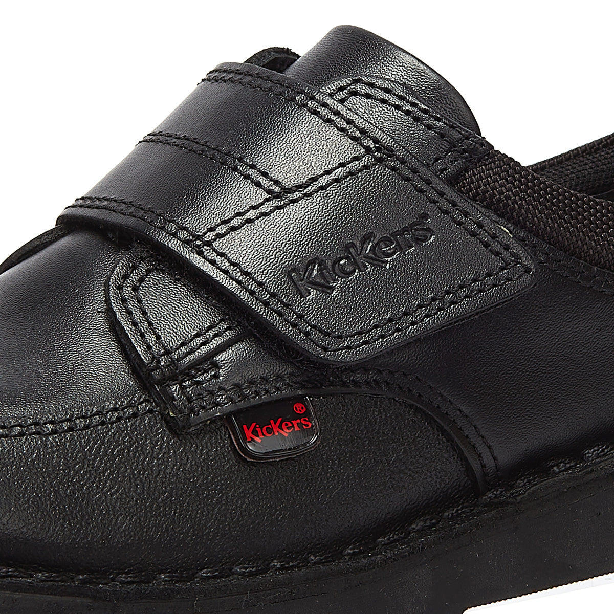 Kickers Kick Lo Scuff Junior Black Trainers