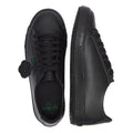 Kickers Youth Black Leather Tovni Lacer Trainers