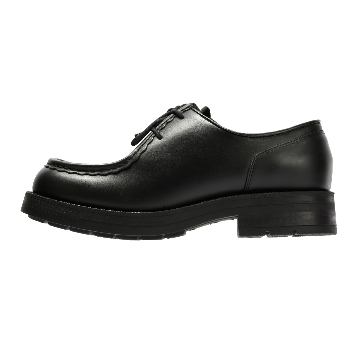 Kleman Tambour Leather Men's Noir Lace-Up Shoes