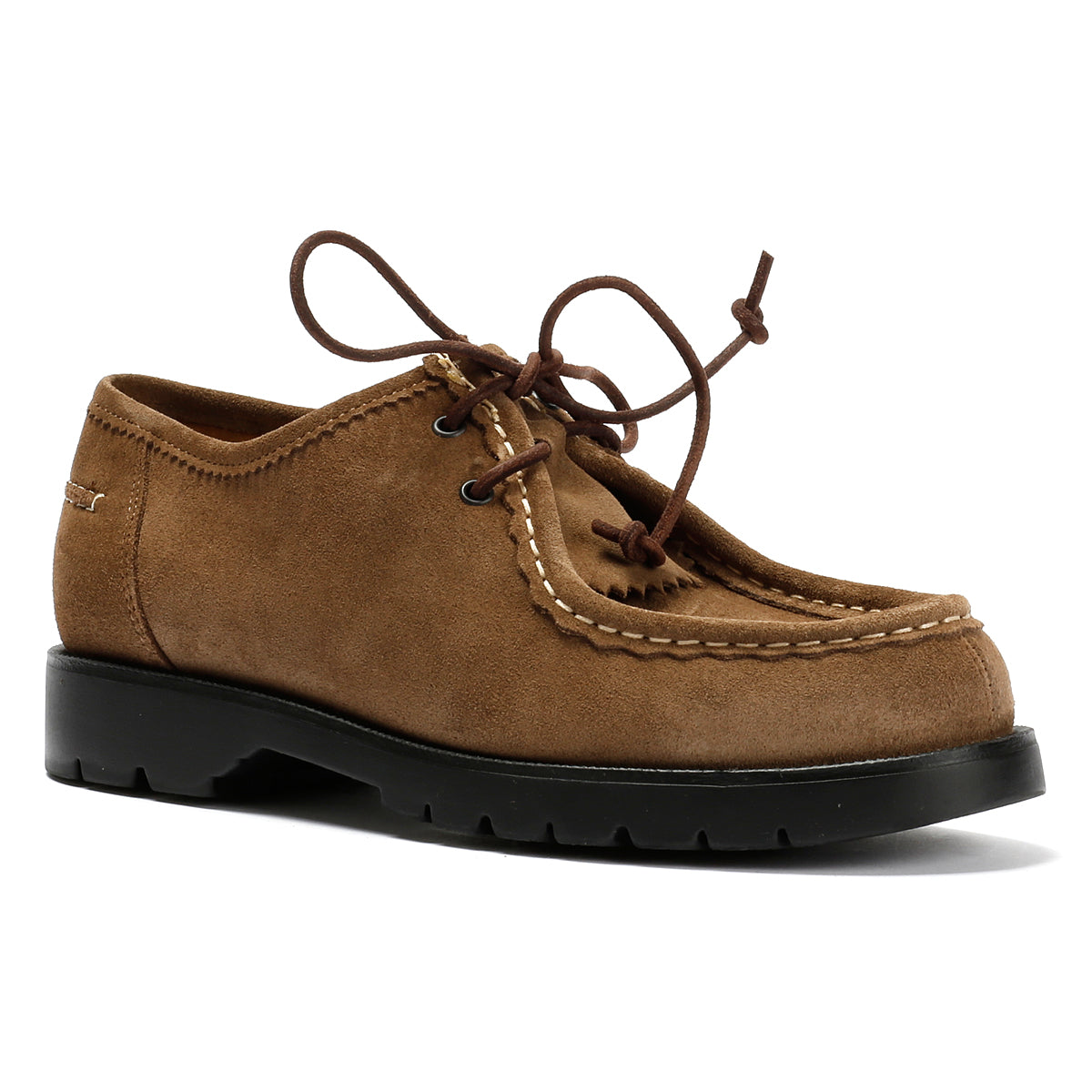 Kleman Padror MX V Suede Men's Taupe Lace-Up Shoes