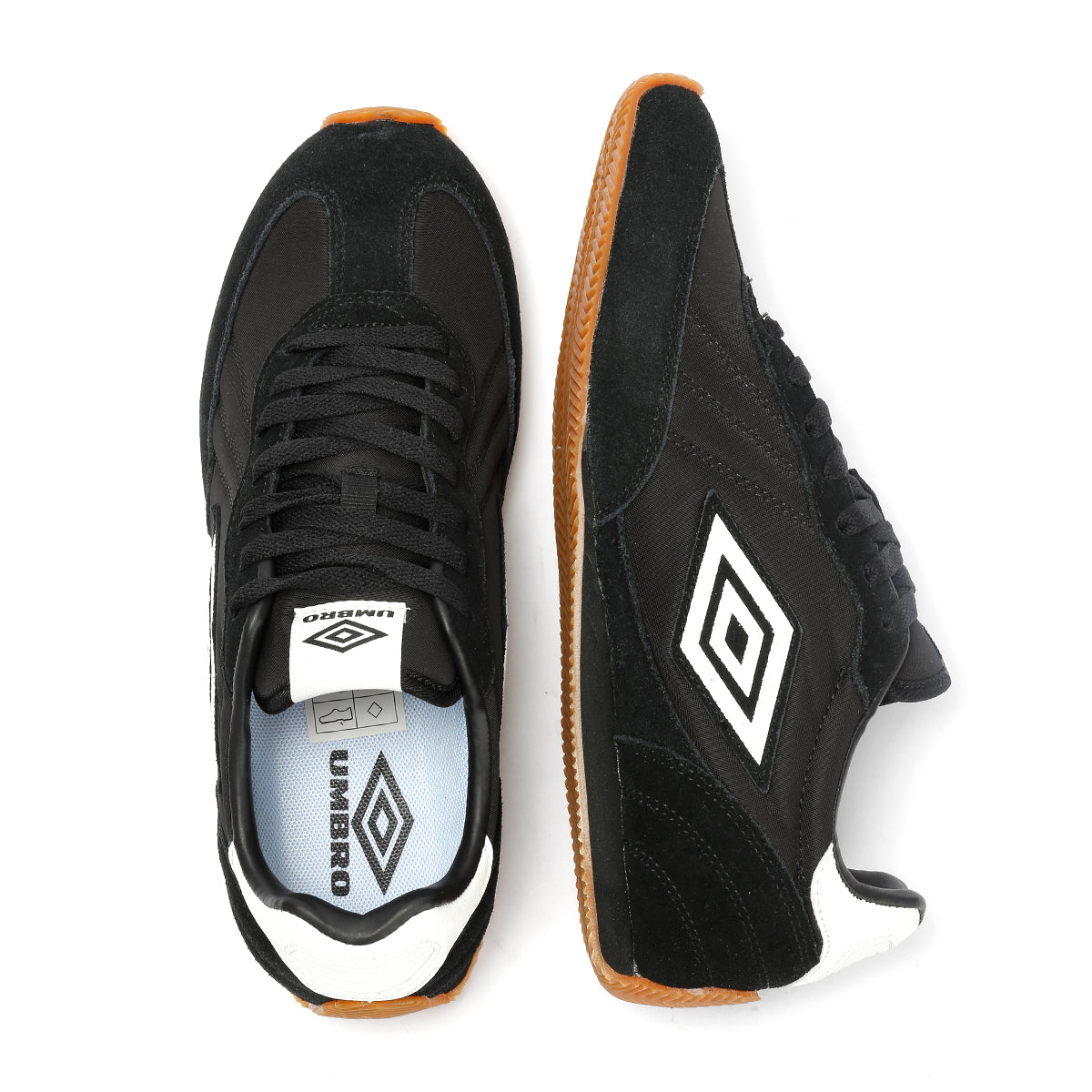 Umbro Gorton Black/White Trainers