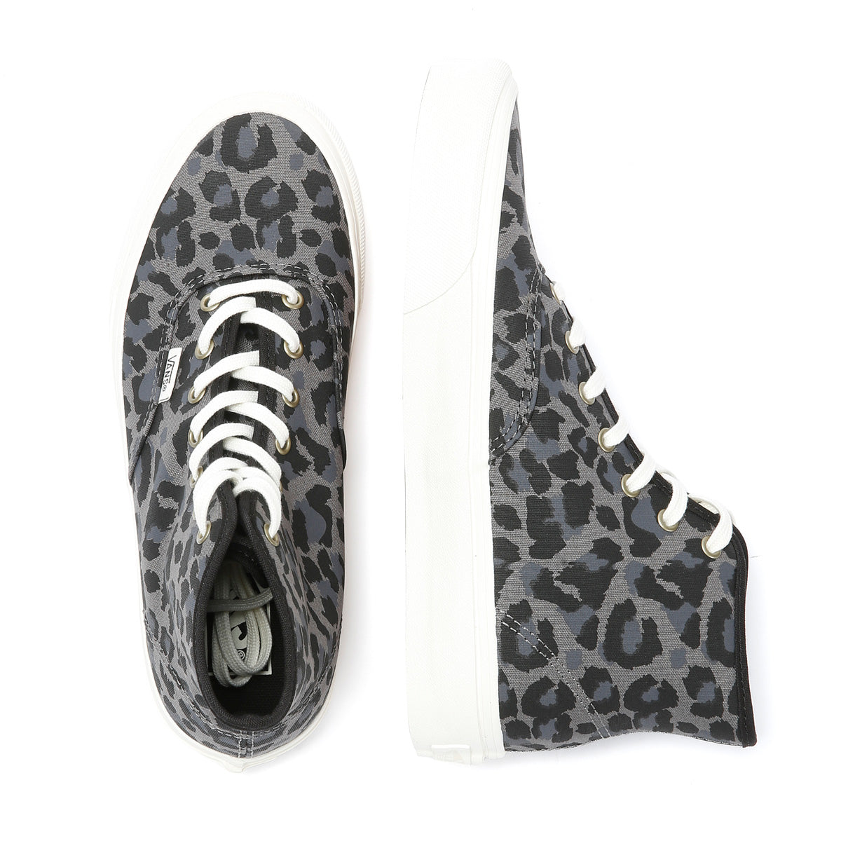 Vans Authentic Hi 2.0 Canvas Women's Leopard Black/Pew Trainers