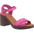 Hush Puppies Georgia Leather Women's Pink Sandals
