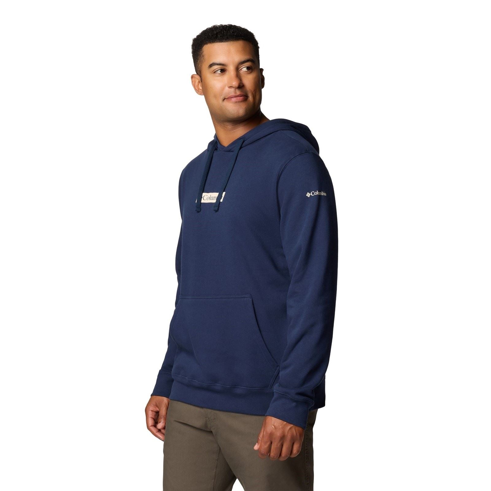 Columbia Columbia Trek Cotton Men's Blue Hooded Sweatshirt