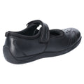 Hush Puppies Amber Junior Girls Black Leather Shoes