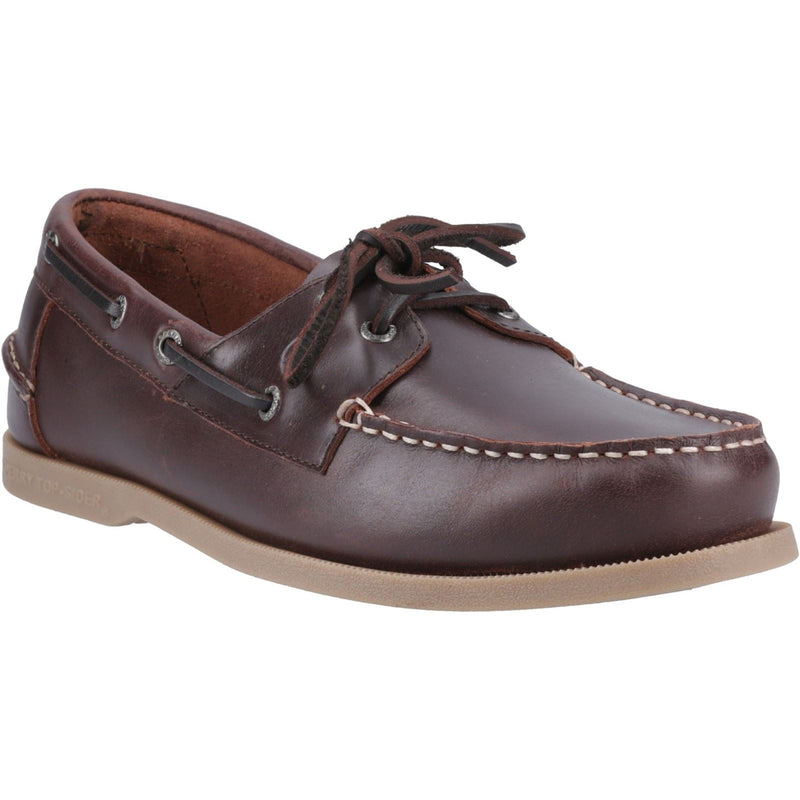 Sperry Tacoma Leather Men's Brown Boat Shoes